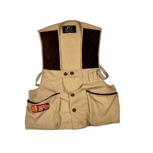 Vintage Black Sheep Trap Shooting Hunting Vest, Federal Ammunition Patch, Large